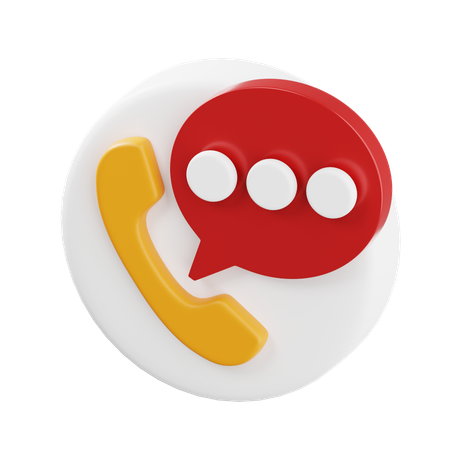 Emergency Call  3D Icon