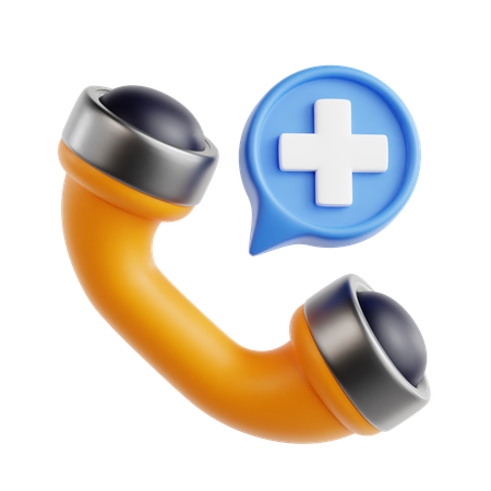 Emergency Call  3D Icon