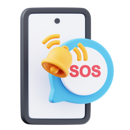 Emergency Call  3D Icon