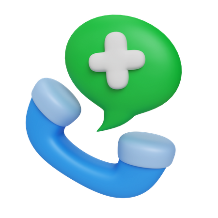 Emergency Call  3D Icon