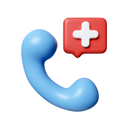 Emergency Call  3D Icon