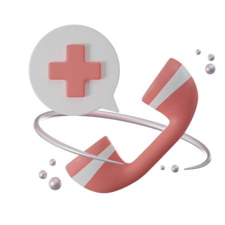 Emergency Call  3D Icon