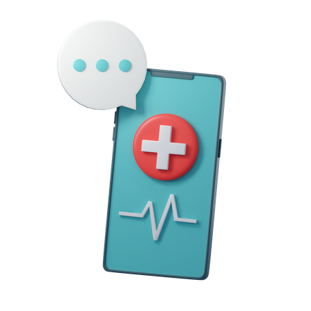 Emergency Call  3D Icon