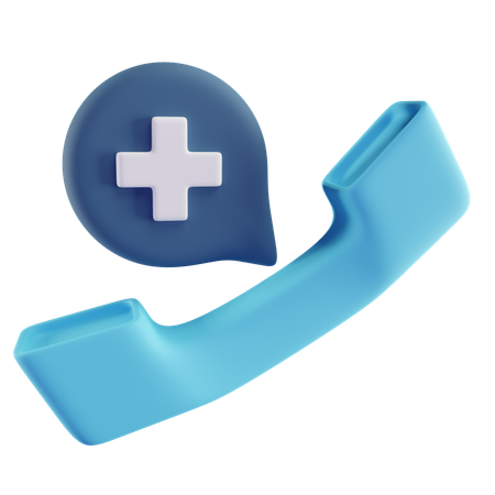 Emergency Call  3D Icon