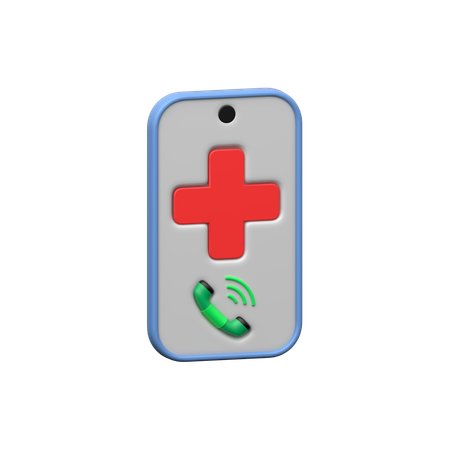 Emergency Call  3D Icon