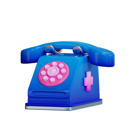 Emergency Call  3D Illustration