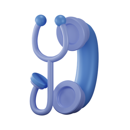 Emergency Call  3D Illustration