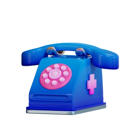 Emergency Call 3D Illustration