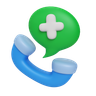 emergency phone emoji 3d