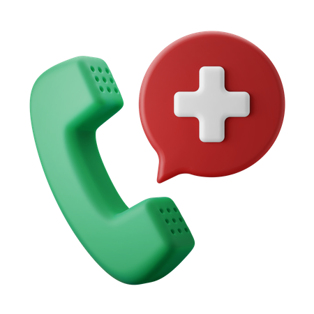 Emergency Call 3D Illustration