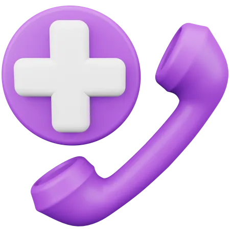 Emergency Call 3D Icon