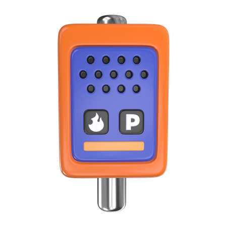 Emergency Call Box  3D Icon