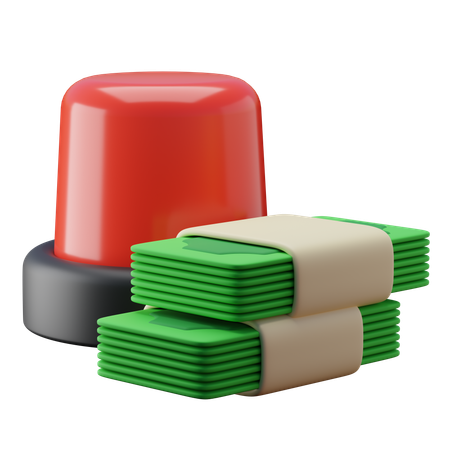 Emergency Cash  3D Icon