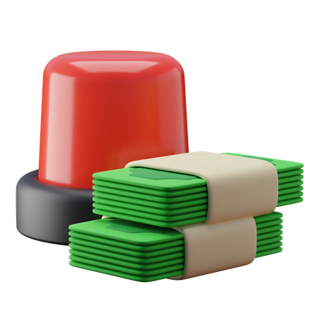 Emergency Cash  3D Icon