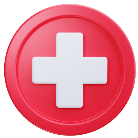 Emergency Cross  3D Icon