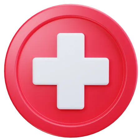 Emergency Cross  3D Icon