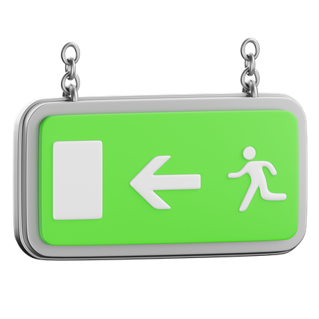 Emergency Escape Light  3D Icon