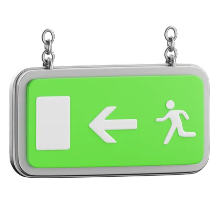 Emergency Escape Light  3D Icon