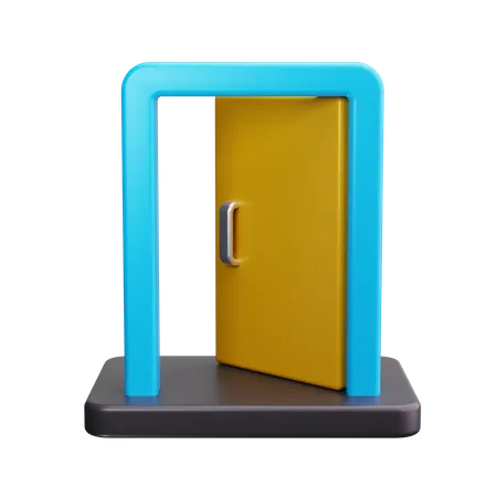 Emergency Exit  3D Icon