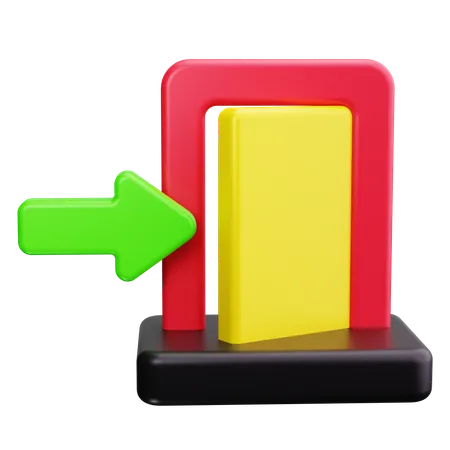 Emergency Exit  3D Icon