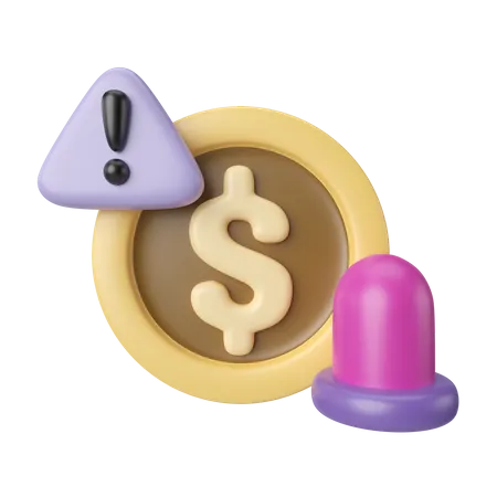 This Is Emergency Fund 3 D Render Illustration Icon High Resolution Png File Isolated On Transparent Background Available 3 D Model File Format BLEND OBJ FBX And GLTF 3D Icon