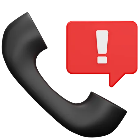 Emergency Helpline  3D Icon