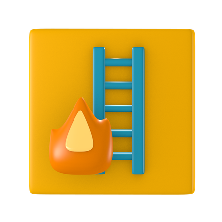 Emergency Ladder  3D Icon