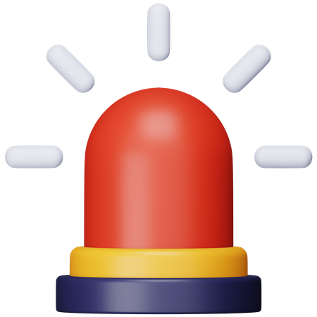 Emergency Light  3D Icon