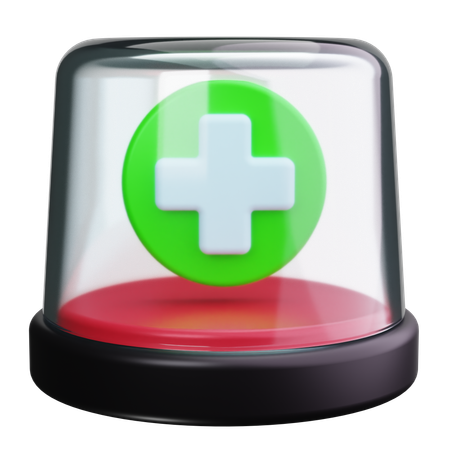 Emergency Light  3D Icon