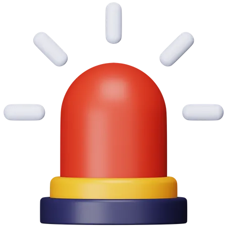 Emergency Light  3D Icon