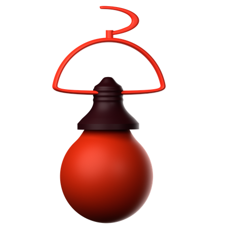 Emergency Light Bulb  3D Icon