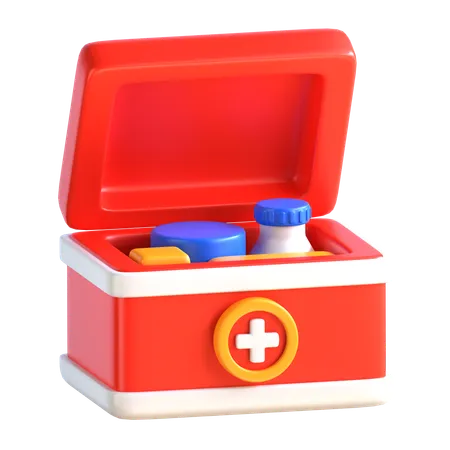 Emergency Medical 3 D Rescue And Response Icon 3D Icon