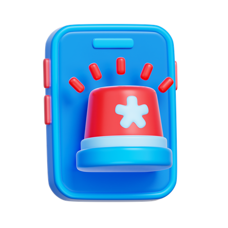 緊急医療アプリ  3D Icon
