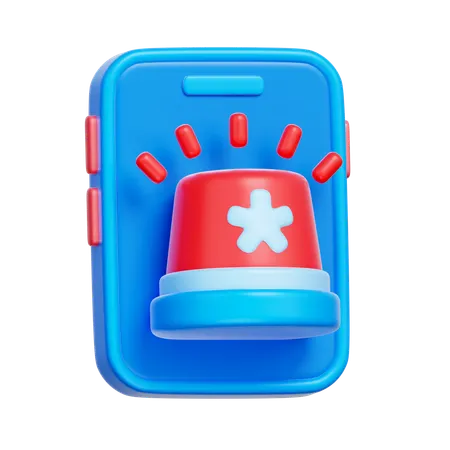 緊急医療アプリ  3D Icon