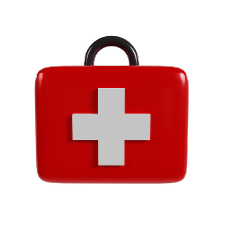 Emergency Medical Kit  3D Icon