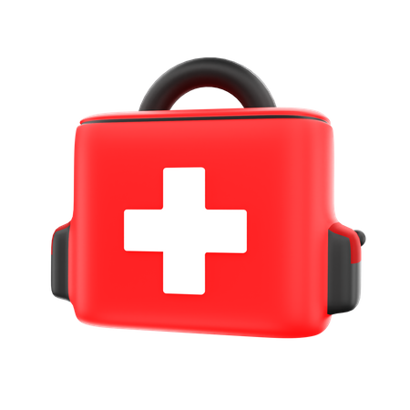 Emergency Medical Kit  3D Icon