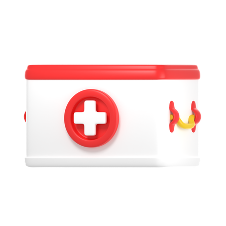 Emergency Medical Kit  3D Icon