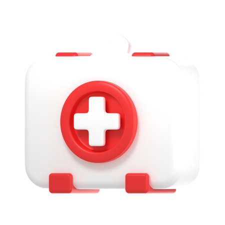 Emergency Medical Kit  3D Icon