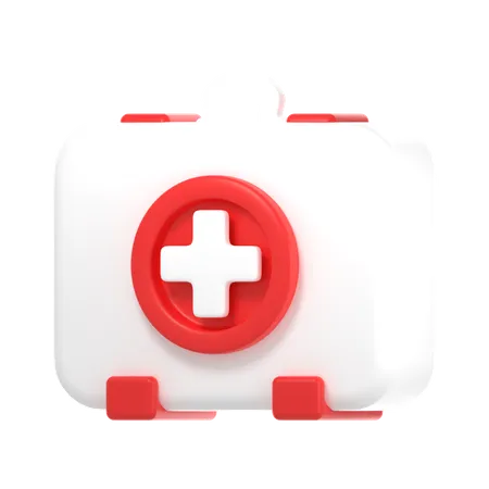 Emergency Medical Kit  3D Icon