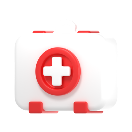 Emergency Medical Kit  3D Icon