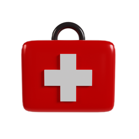 Emergency Medical Kit  3D Icon