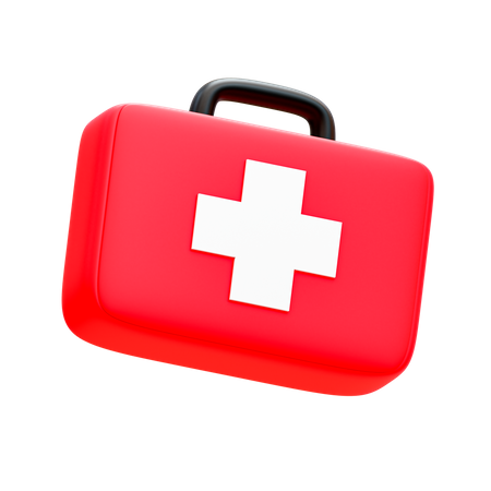 Emergency Medical Kit  3D Illustration