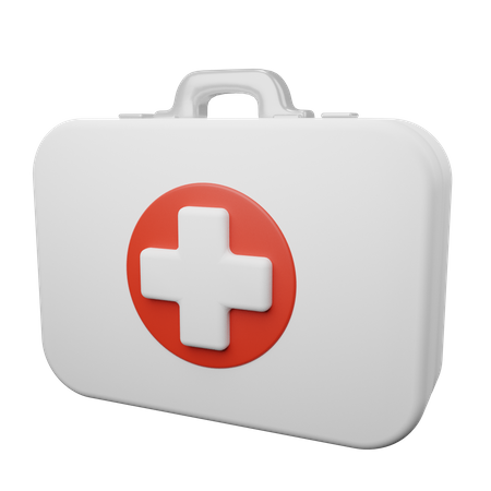 Emergency Medical Kit  3D Illustration