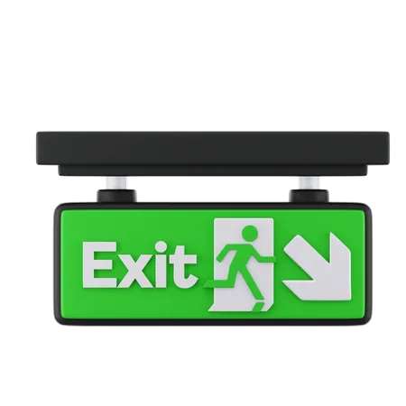 Emergency Signs  3D Icon