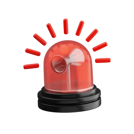 Emergency Siren  3D Icon