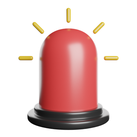 Emergency Siren  3D Icon