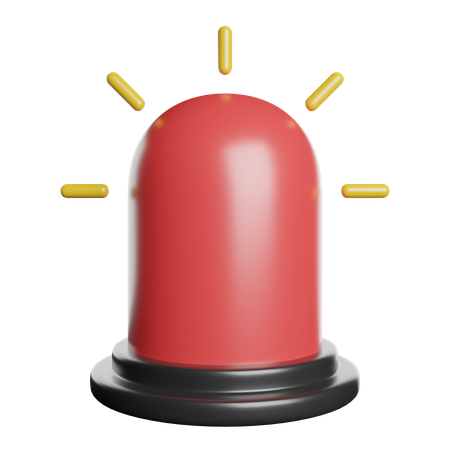 Emergency Siren  3D Icon