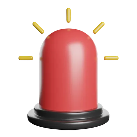 Emergency Siren  3D Icon