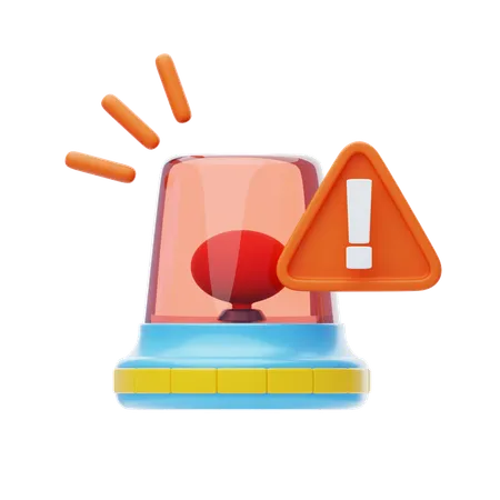 Emergency Siren  3D Icon