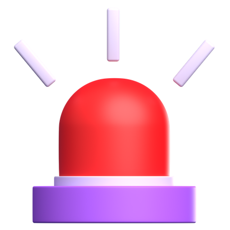 Emergency Siren  3D Icon